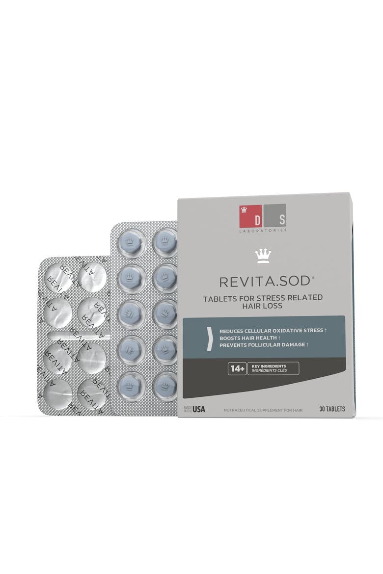 Revita.SOD Tablets For Hair Growth Support + Antioxidant + Stress Relief, Alternate, color, No Color