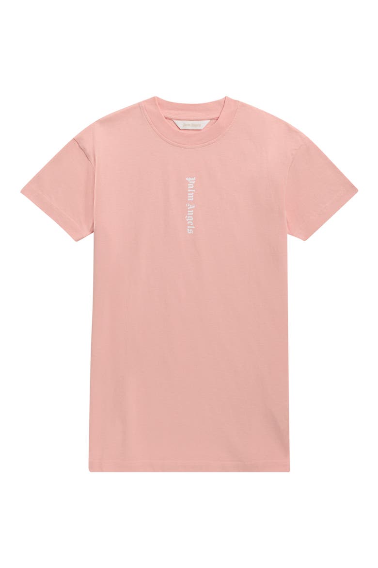 Kids' Classic Overlogo T-Shirt Dress, Main, color, PINK WHITE