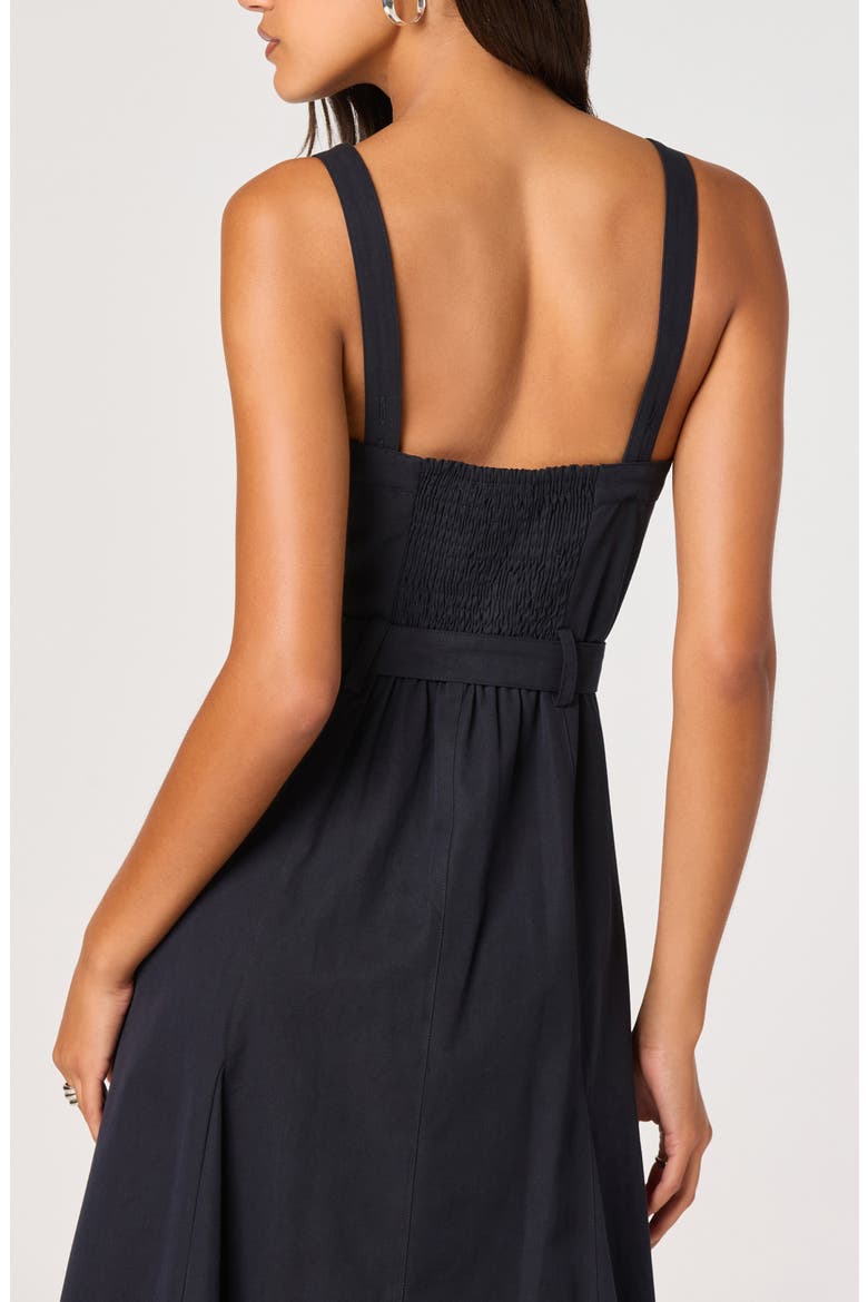McKinely Cotton Blend Dress, Alternate, color, NAVY
