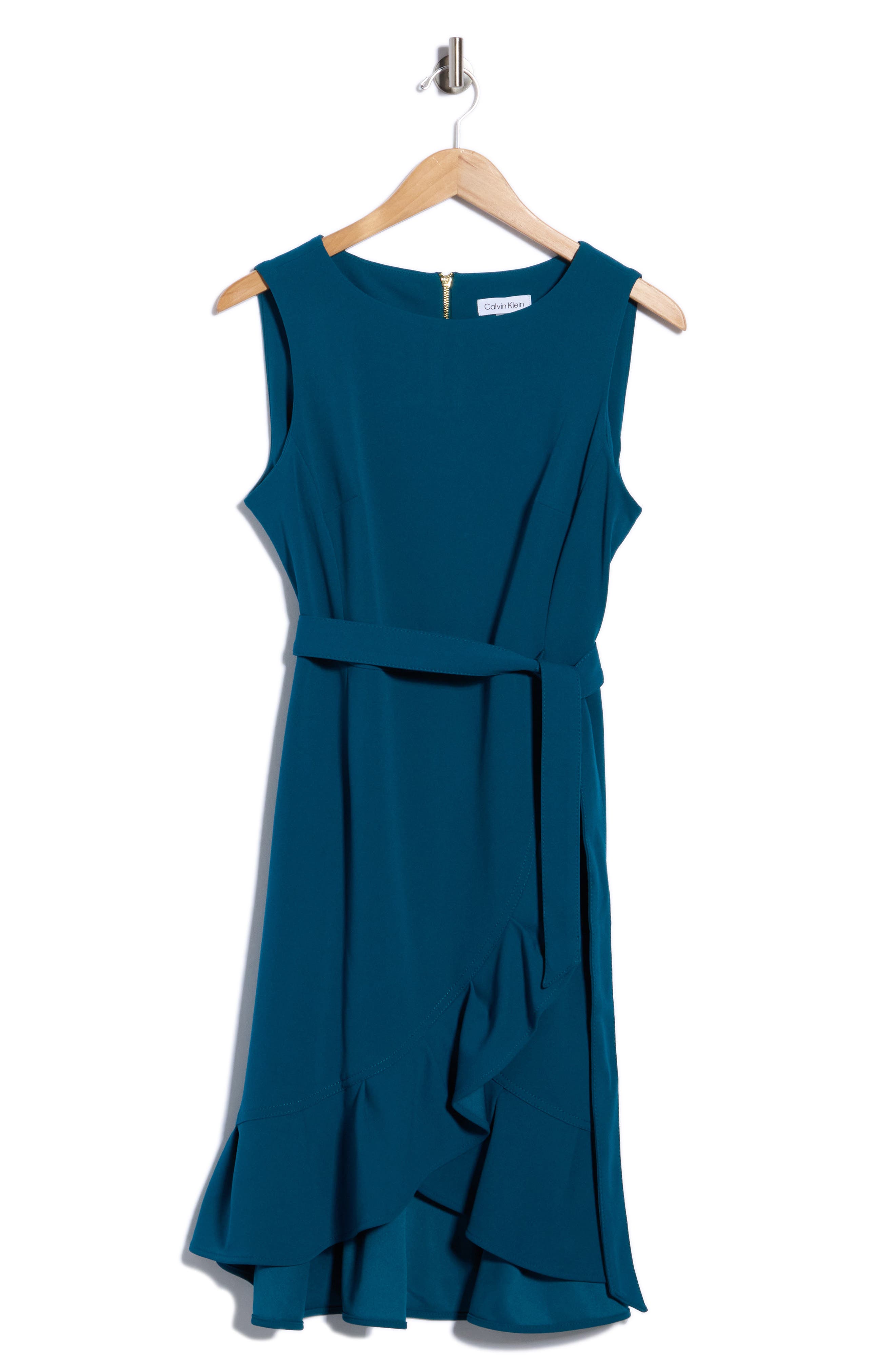 Ruffle Tie Waist Dress