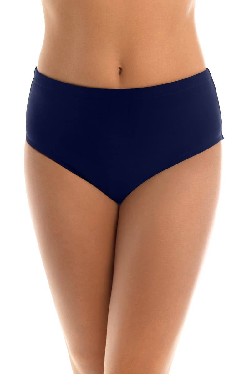 Magicsuit<sup>®</sup> Jersey Classic Bikini Bottoms, Main, color, Navy Blue