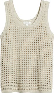 Nordstrom Mesh Stitch Sleeveless Sweater