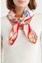 hot sauce square silk scarf