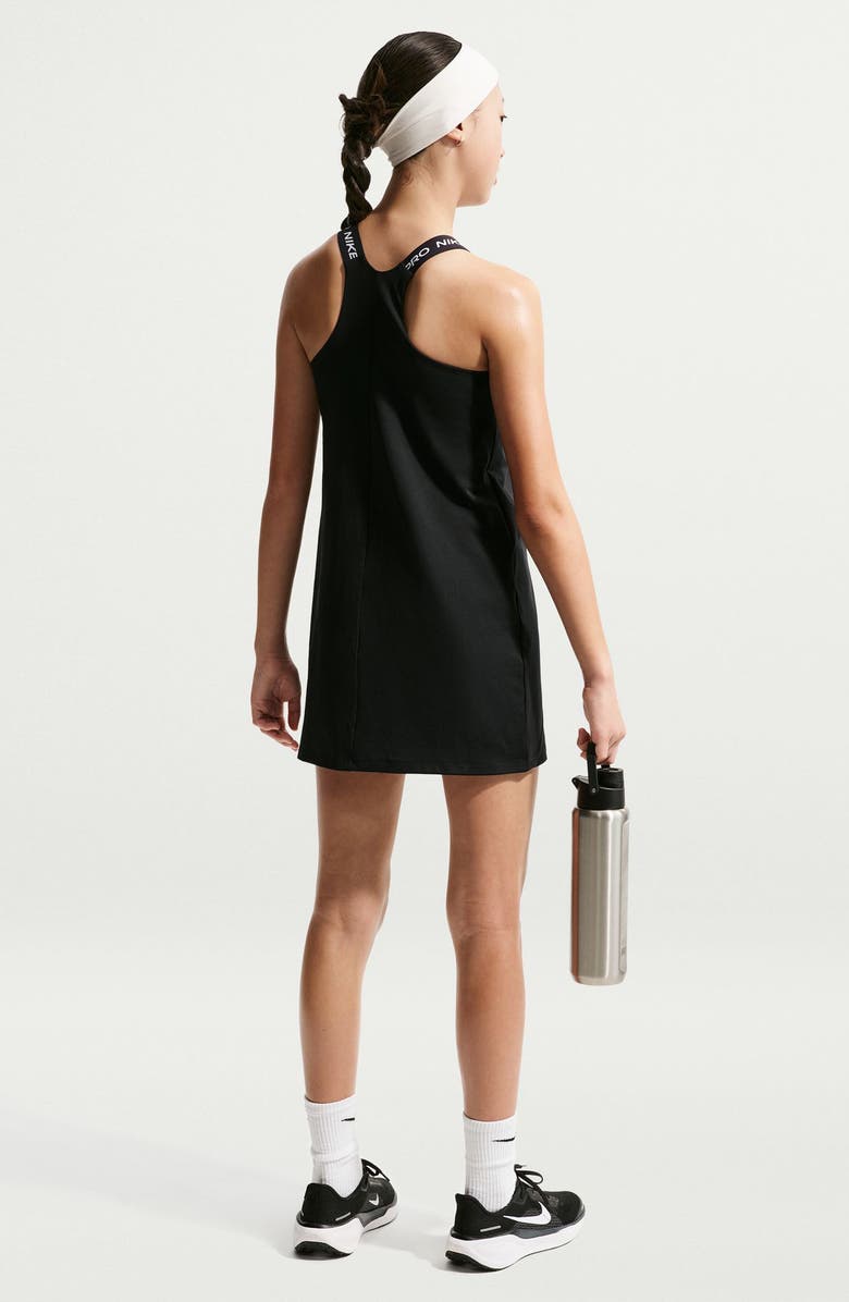 Nike Kids' Pro Dri-Fit Dress, Alternate, color, Black/ Black/ White