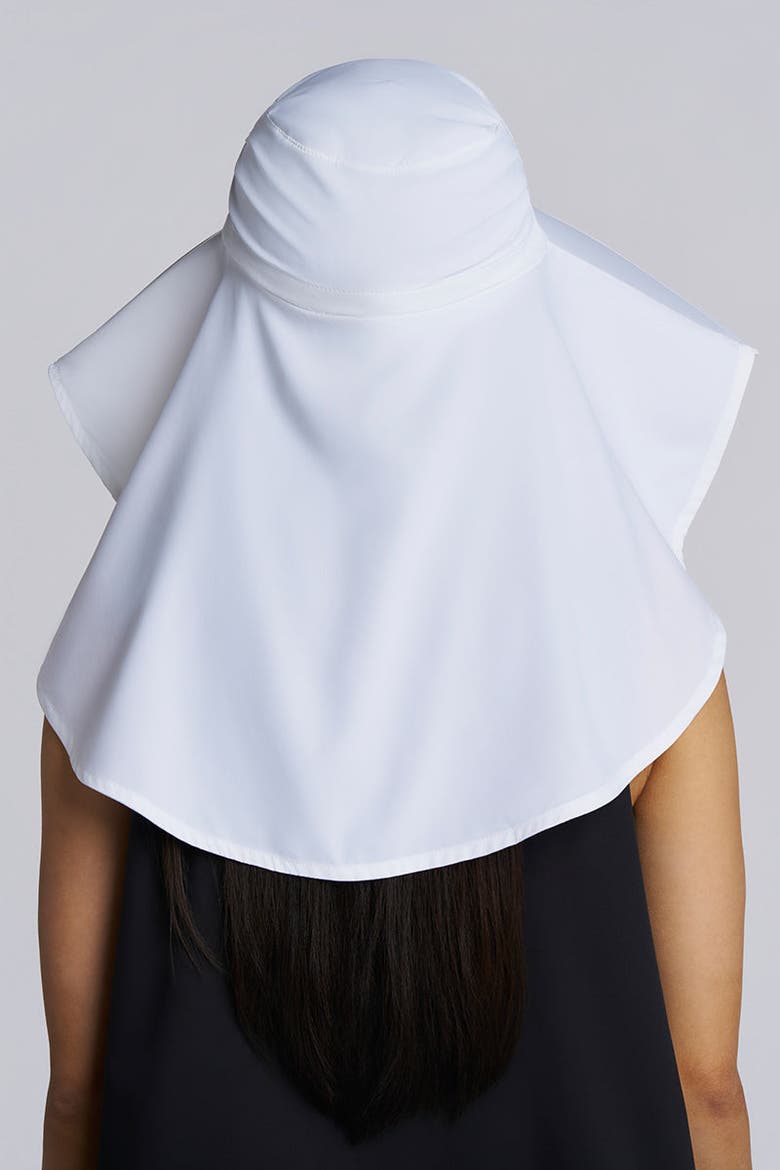 Women's Anastasia Elegant Full Coverage Hat, UPF 50+ Sun Protection, Alternate, color, White
