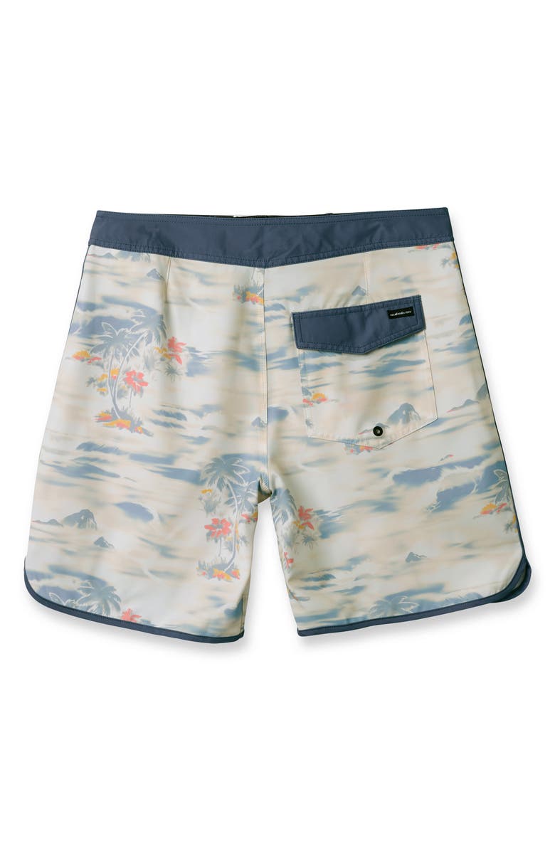 Quiksilver Surfsilk Tropical Board Shorts, Alternate, color, Moonstruck