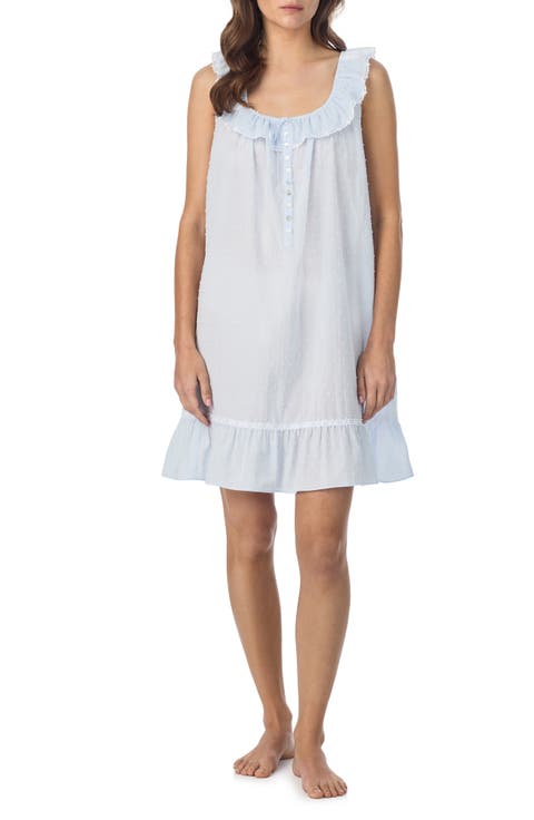 Swiss Dot Cotton Chemise Nightgown