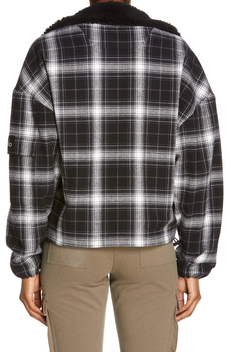 Alo Heritage Plaid Jacket, Alternate, color,