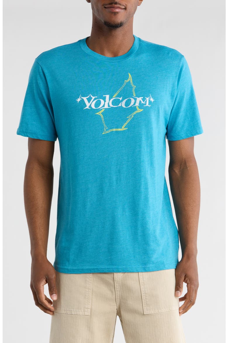 Galaxy Graphic T-Shirt, Main, color, BAY BLUE HEATHER