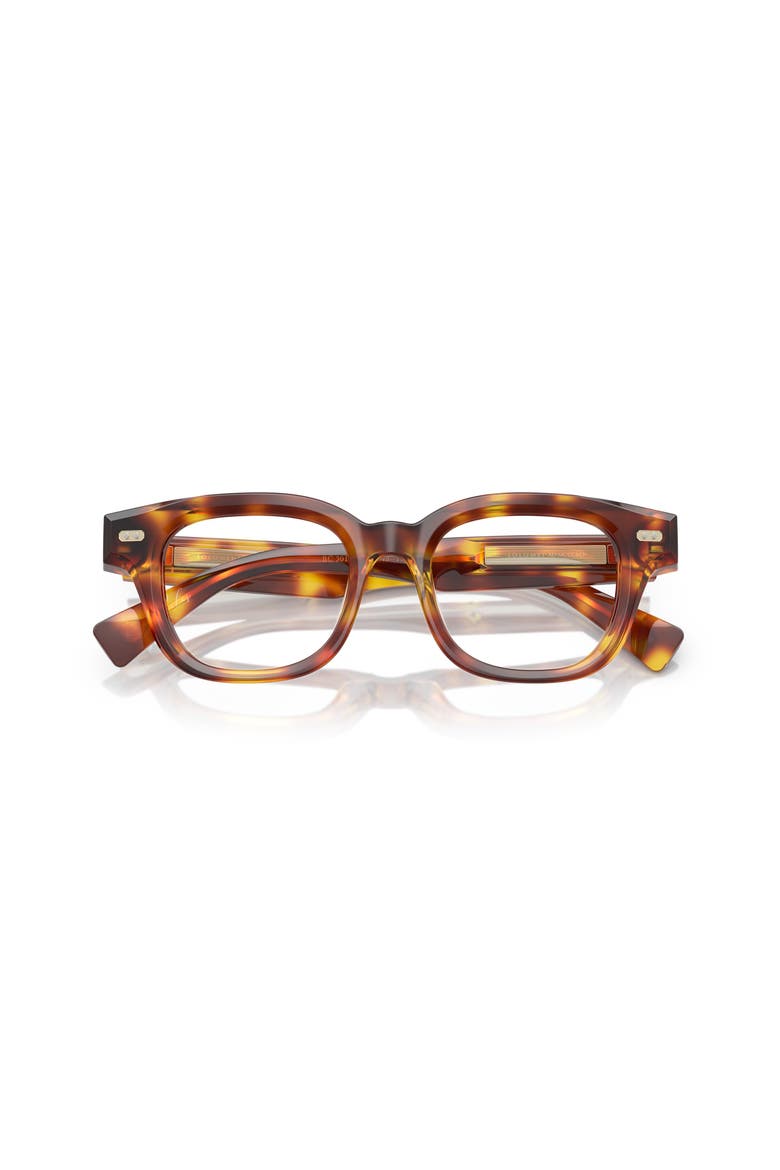 48mm Rectangle optical glasses, Alternate, color, Tortoise