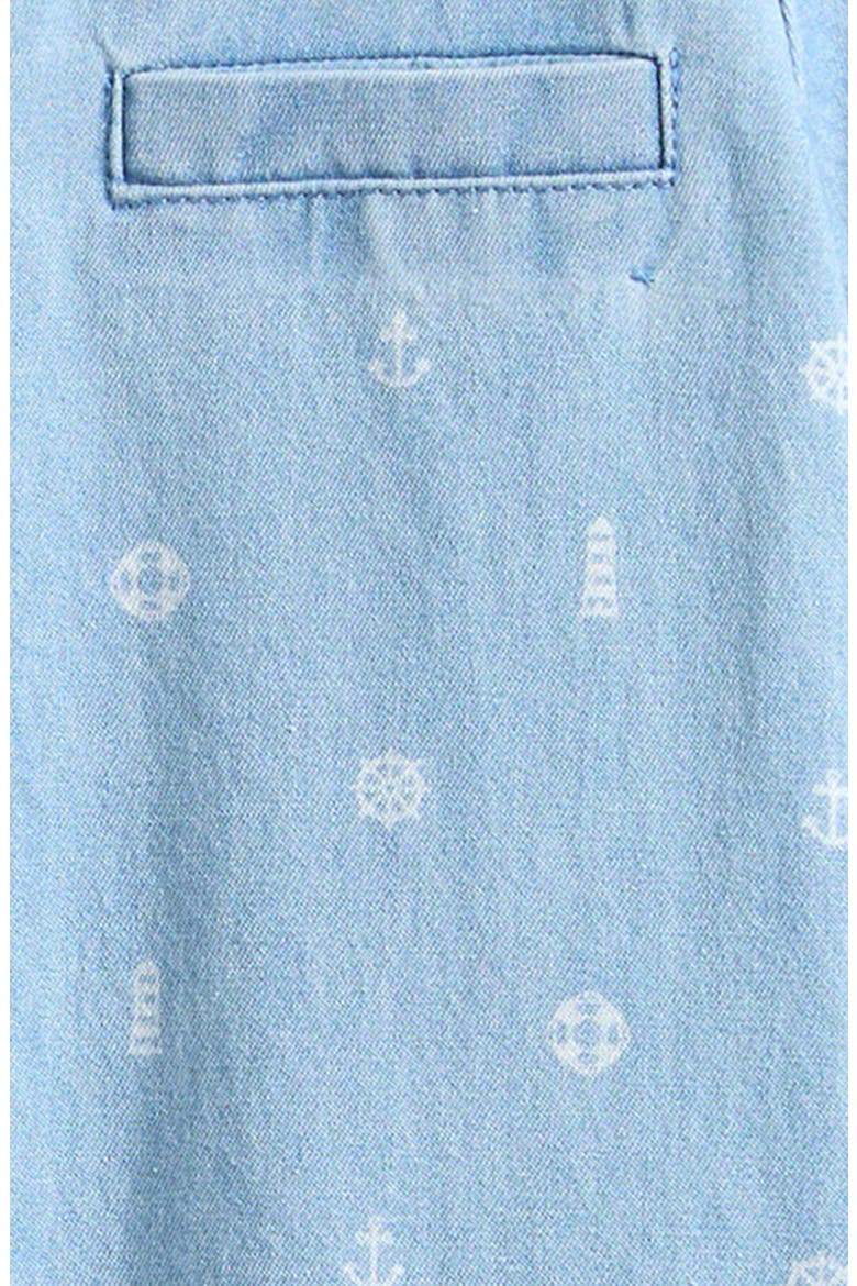 Seaside Chambray Romper, Alternate, color, LIGHT BLUE