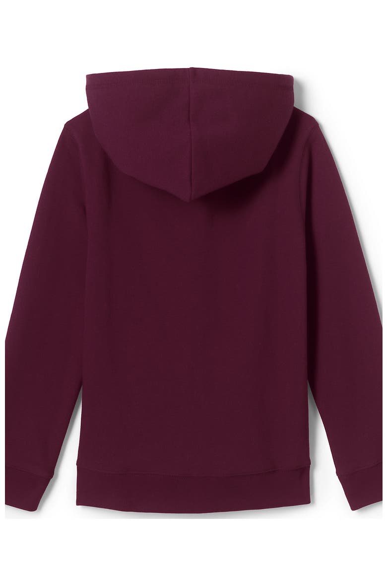 School Uniform Kids Zip Front Sweatshirt, Alternate, color, Burgundy