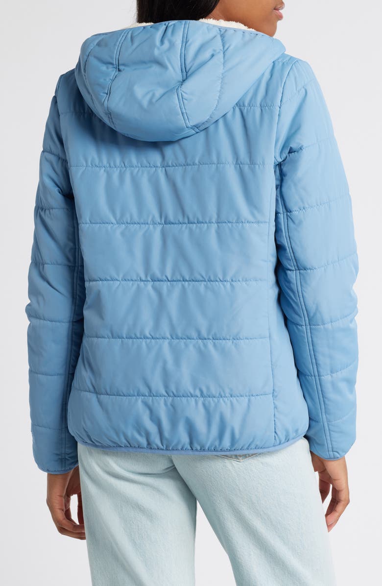 Rip Curl Anti-Series Anoeta Classic Water Repellent Quilted Jacket, Alternate, color, Dusty Blue