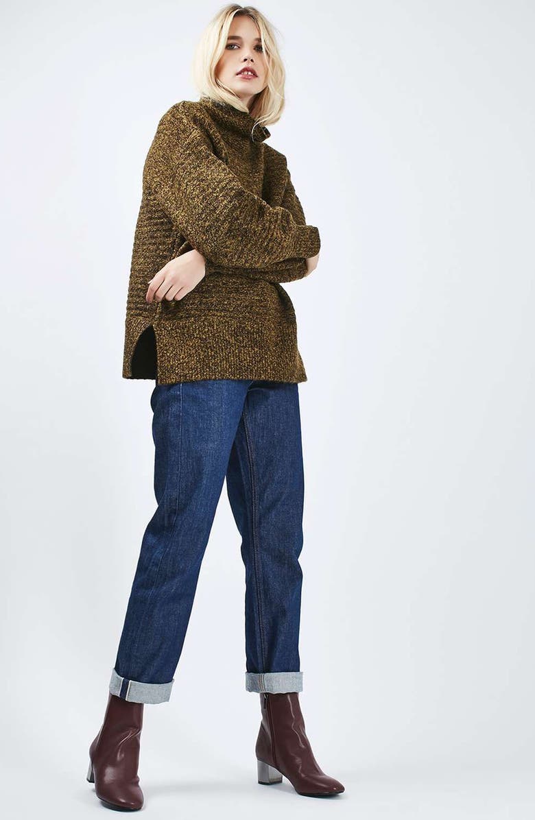 Topshop Oversize Cocoon Sweater, Alternate, color, 