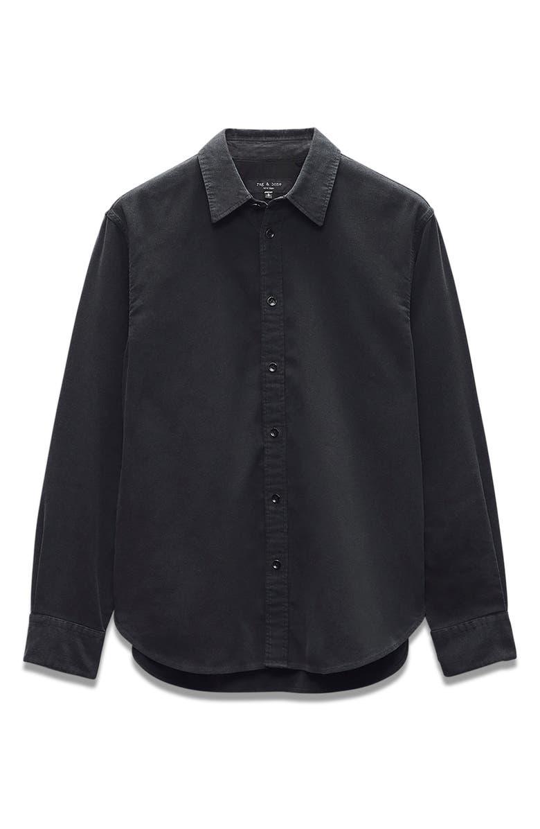 rag & bone Finch Corduroy Button-Up Shirt, Alternate, color,