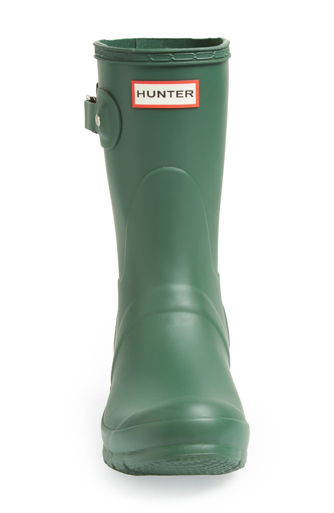 Original Short Waterproof Rain Boot, Alternate, color, GREEN/GREEN