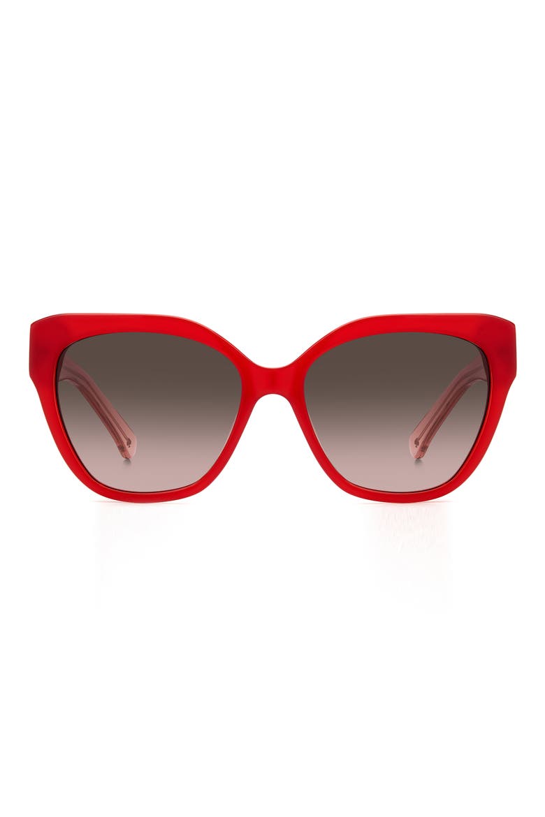 savanna 57mm gradient cat eye sunglasses, Main, color, 0C9A-HA