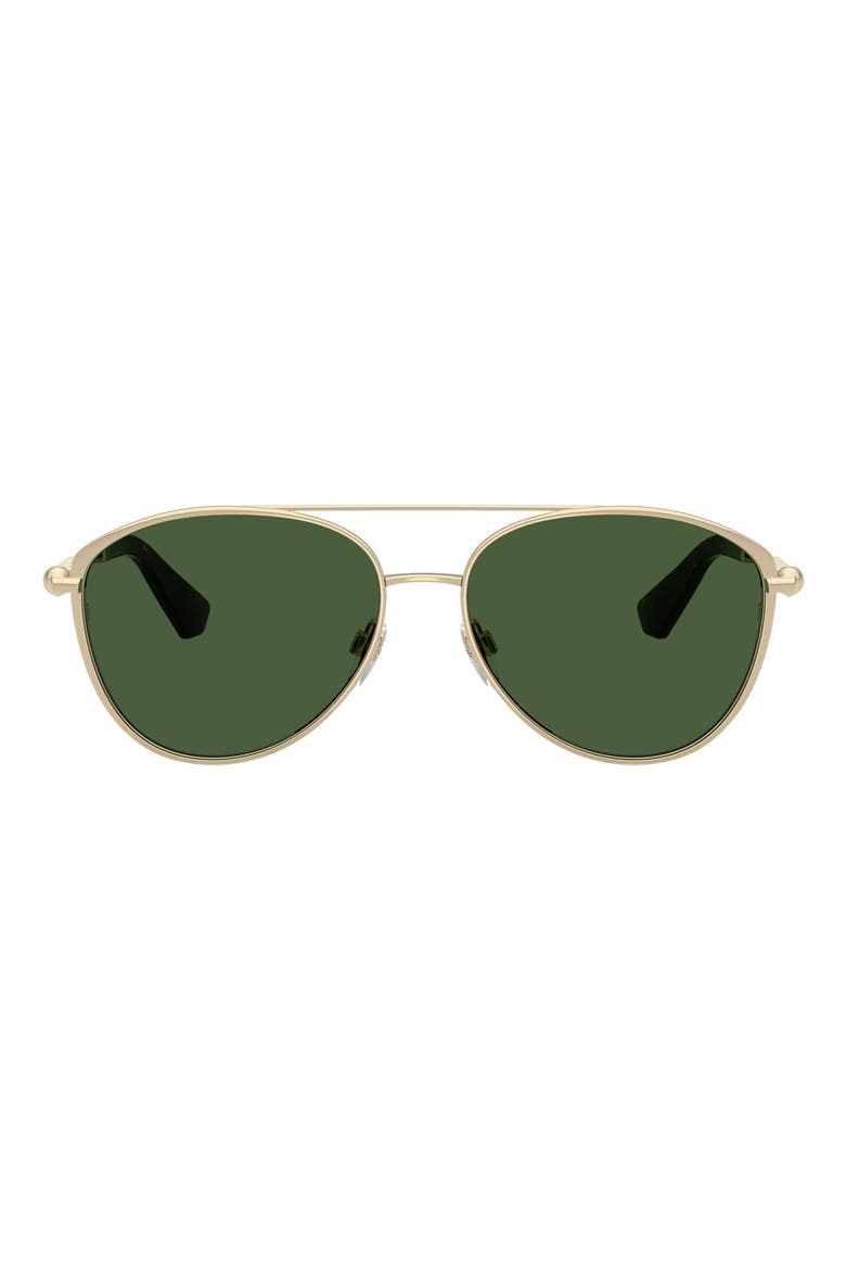 59mm Pilot Sunglasses, Main, color, LIGHT GOLD