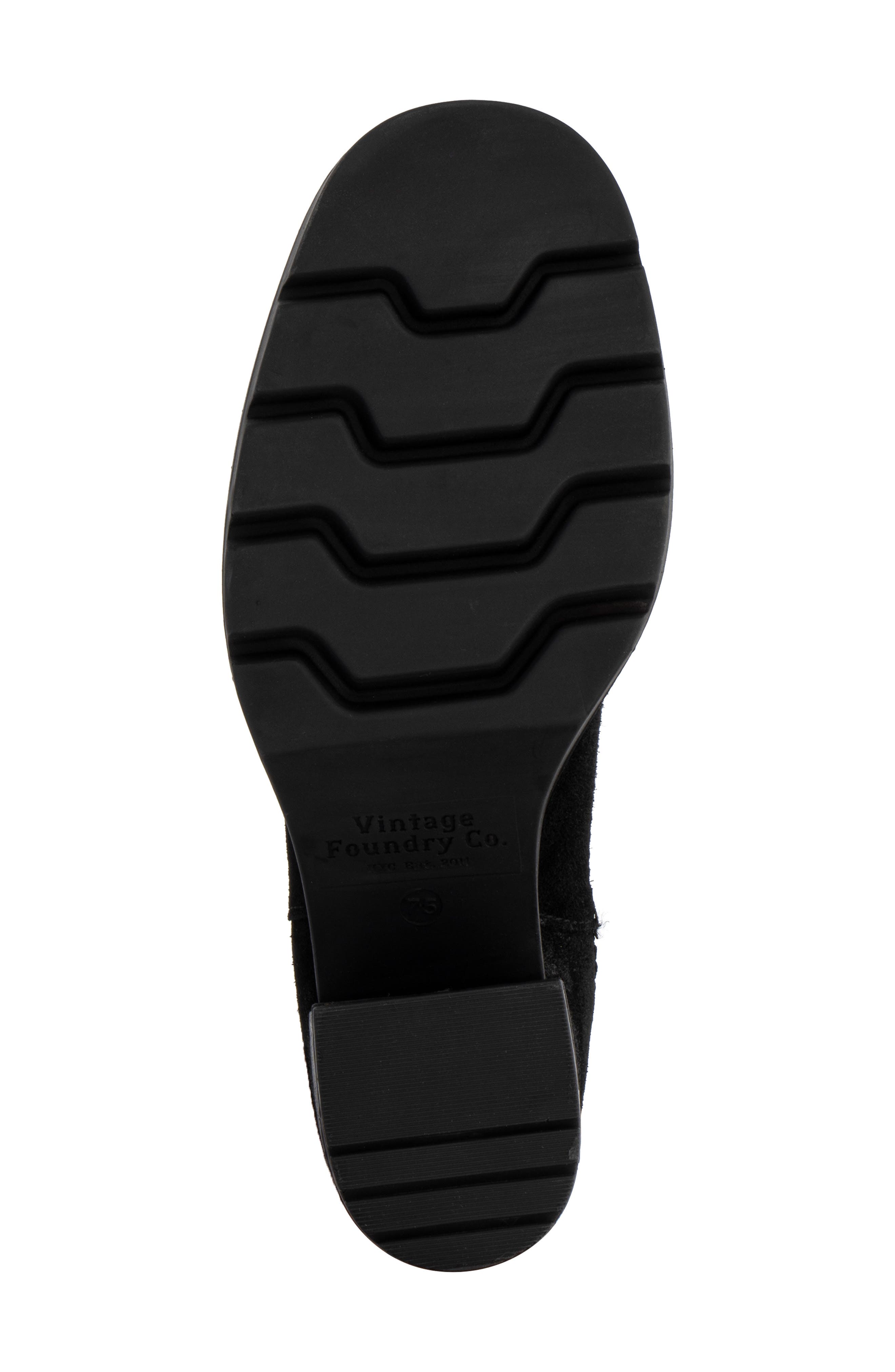 VINTAGE FOUNDRY Penelope Leather Bootie, Alternate, color, Black