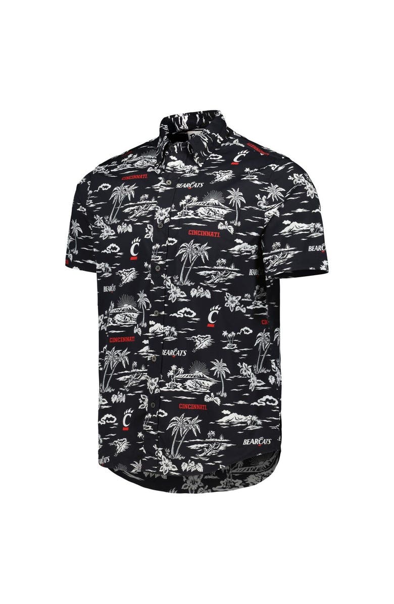 Reyn Spooner Men's Reyn Spooner Black Cincinnati Bearcats Performance Button-Down Shirt, Alternate, color, Black