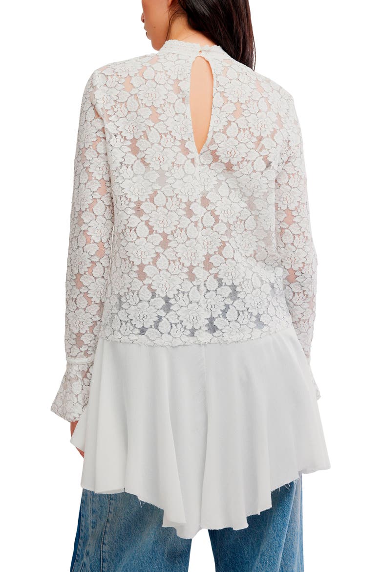 First Crush Lace Tunic, Alternate, color, IVORY