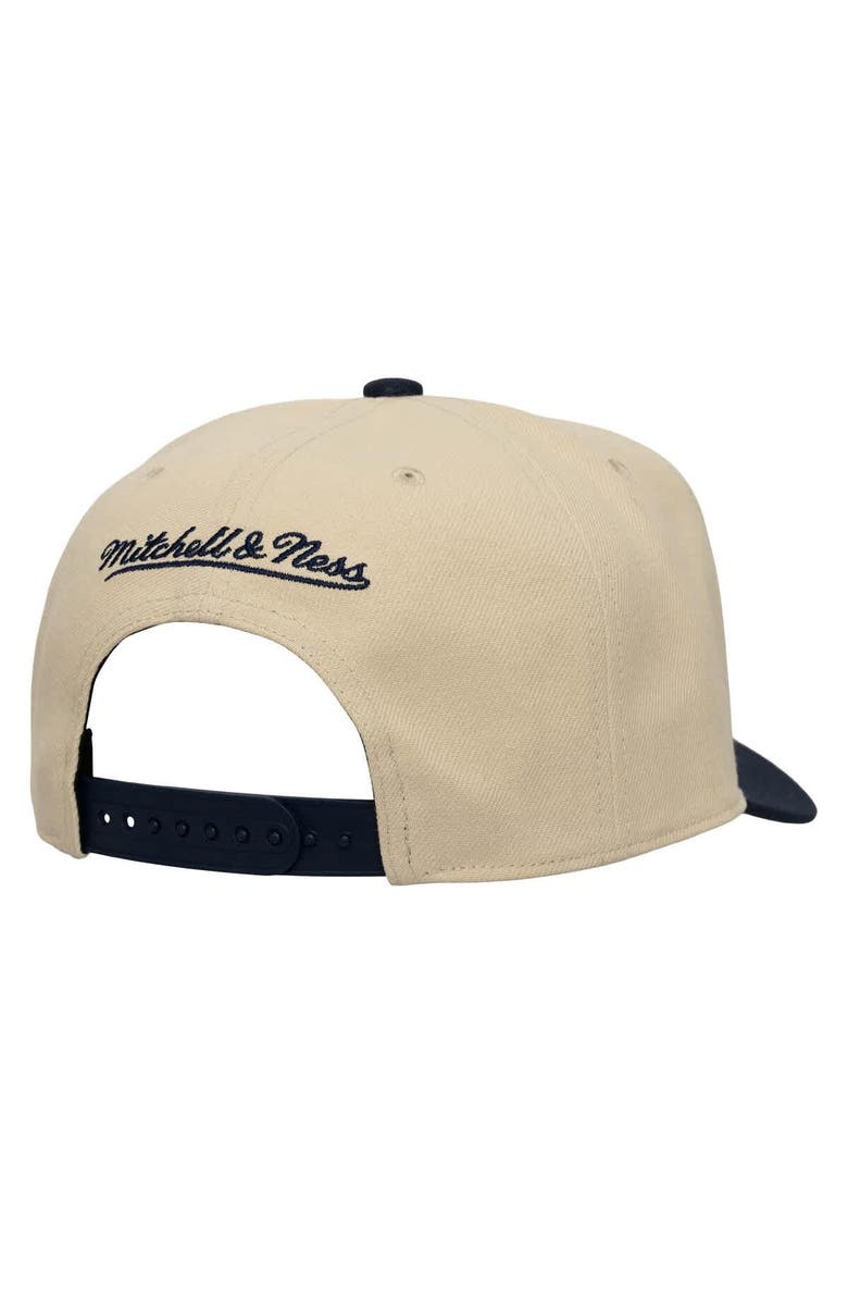 Mitchell & Ness Men's Mitchell & Ness  Cream/Navy San Diego FC Upside Down Pro Pinch Snapback Hat, Alternate, color, Cream