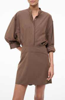 Kiln High-Low Long Sleeve Shirtdress