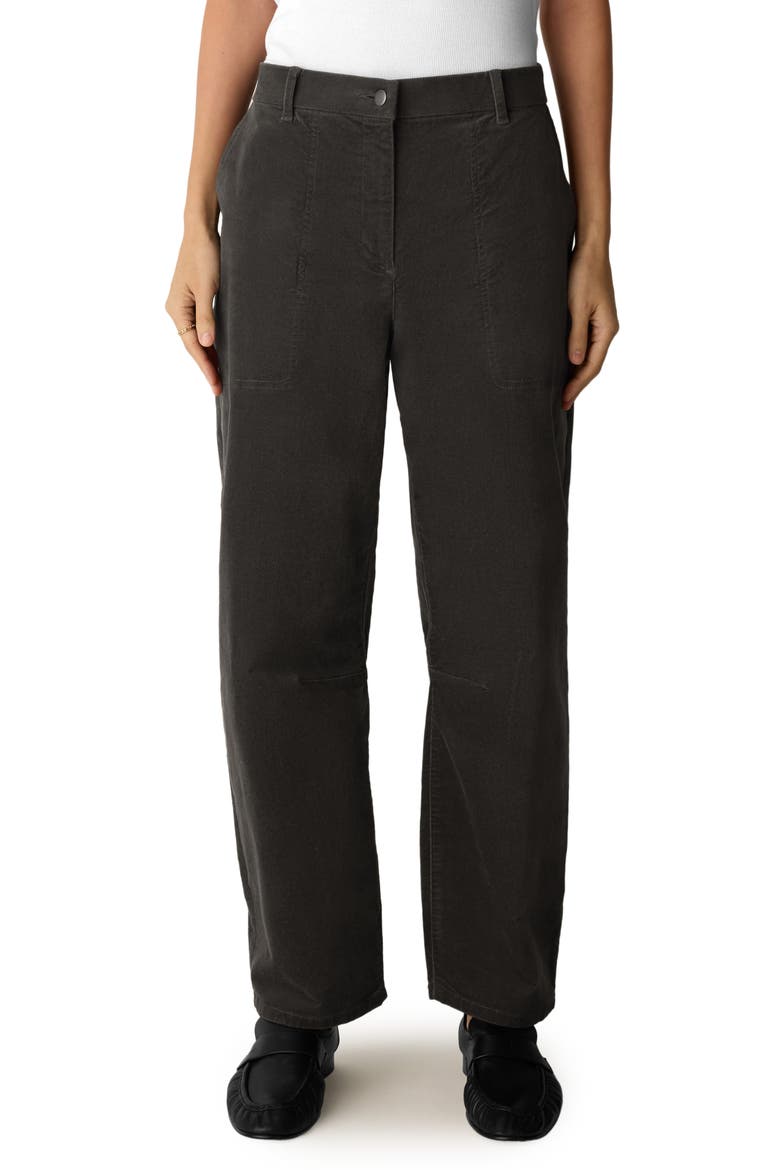 Organic Cotton High Waist Ankle Arch Jeans, Main, color, SYLVAN