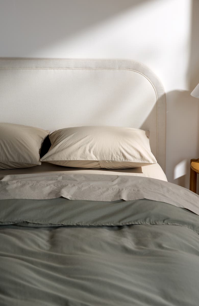 Parachute Brushed Cotton Sheet Set, Alternate, color, Latte