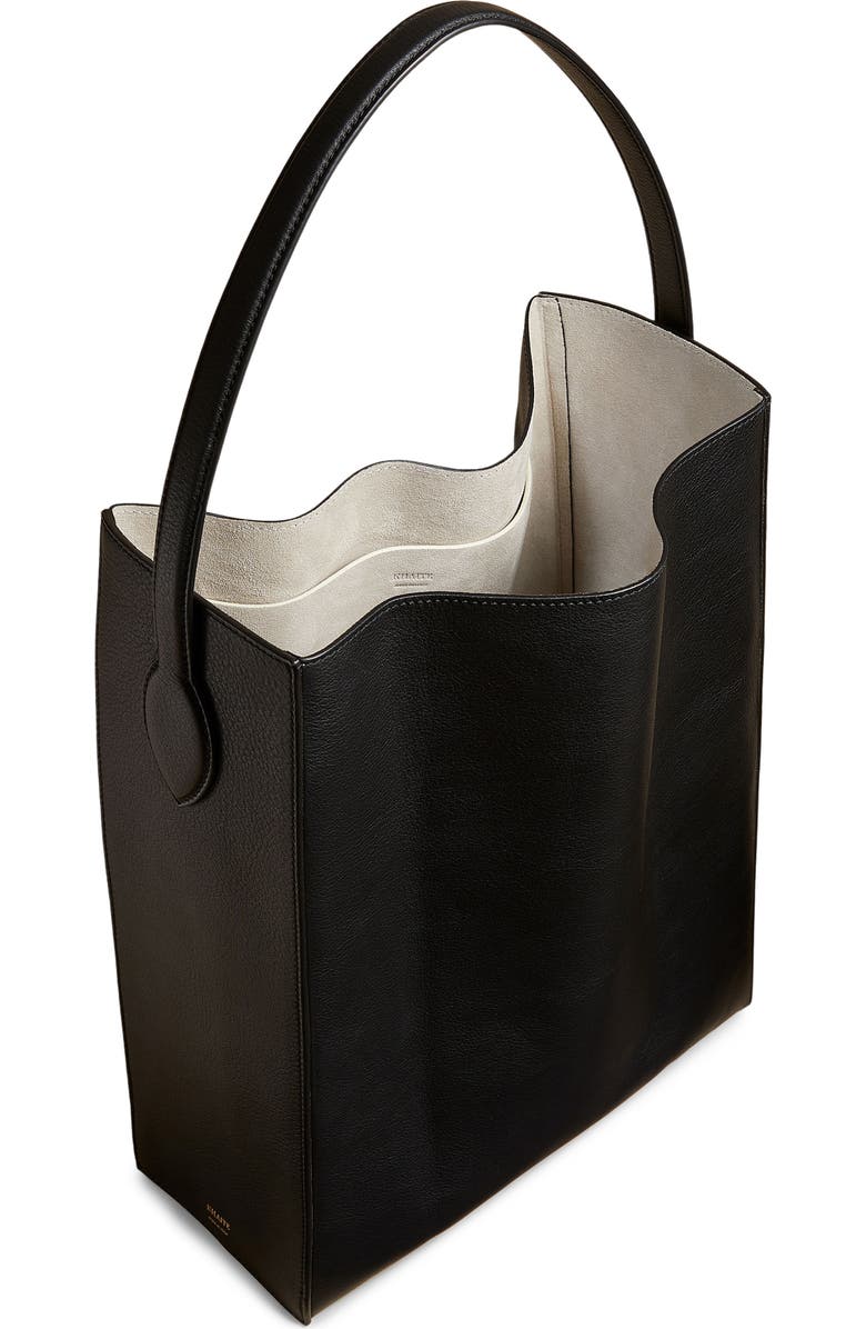 Khaite Frida Leather Hobo Shoulder Bag, Alternate, color,