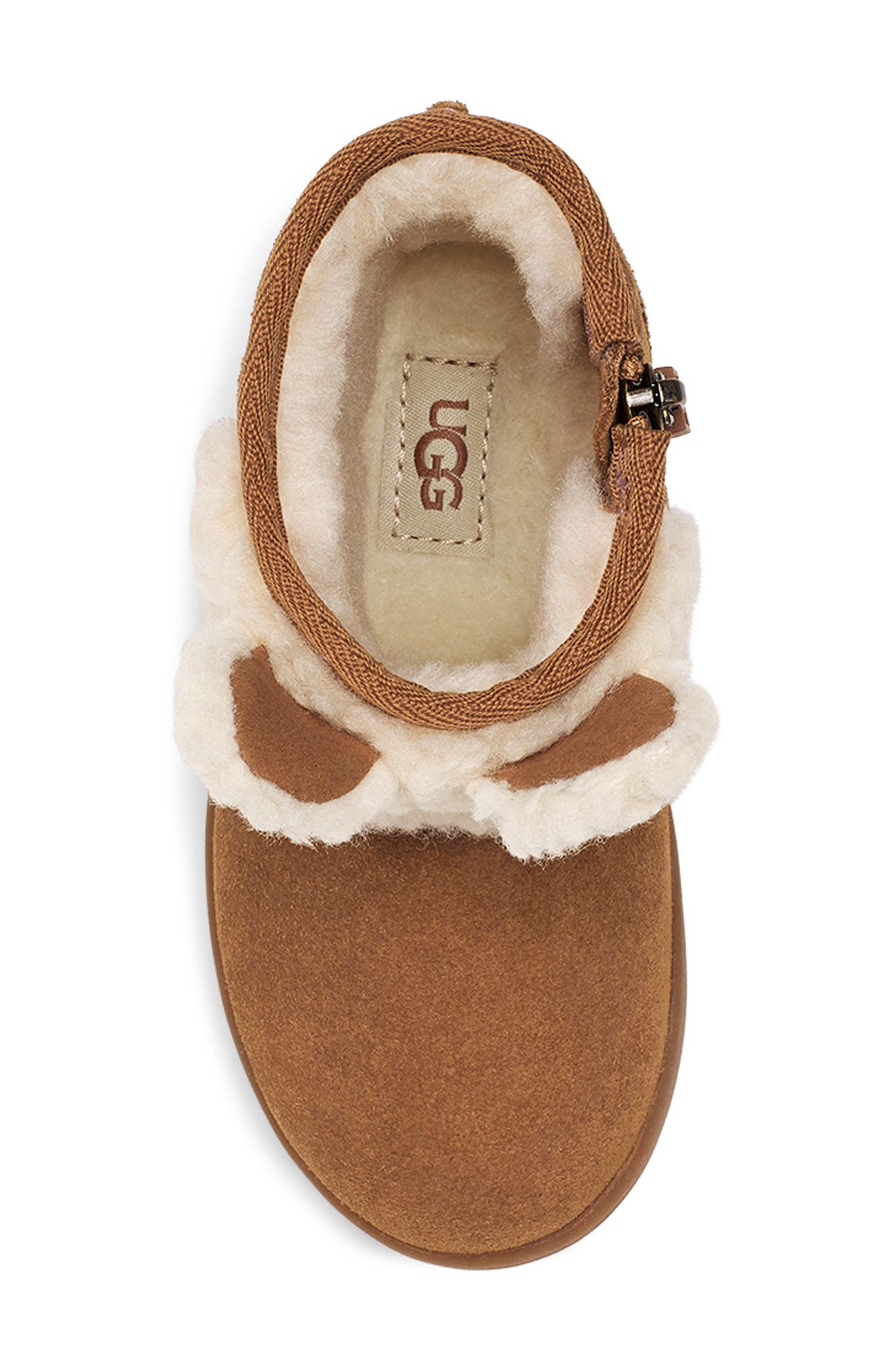 Stuffie Boot, Alternate, color, CHESTNUT SUEDE