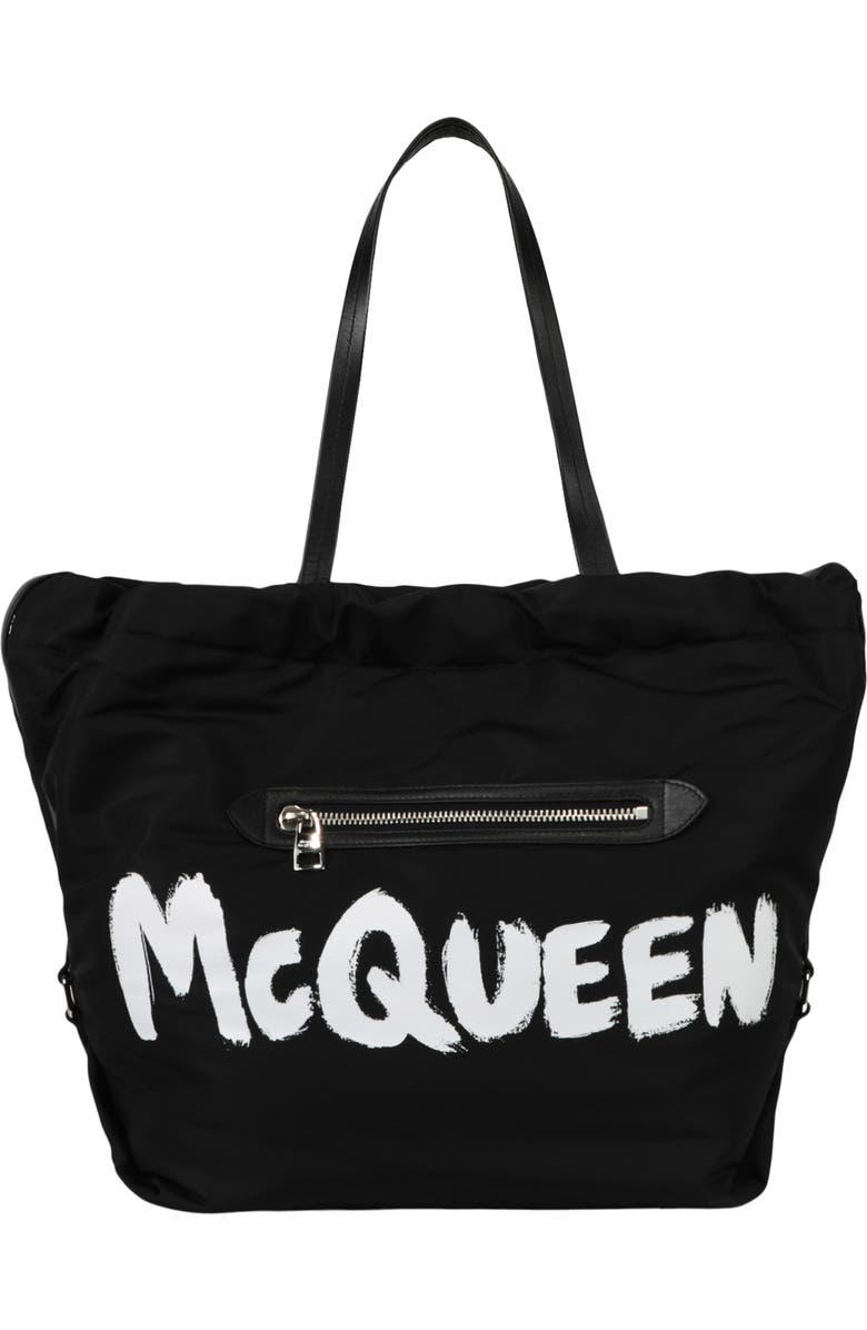 McQueen The Bundle Graffiti Tote Bag, Main, color,