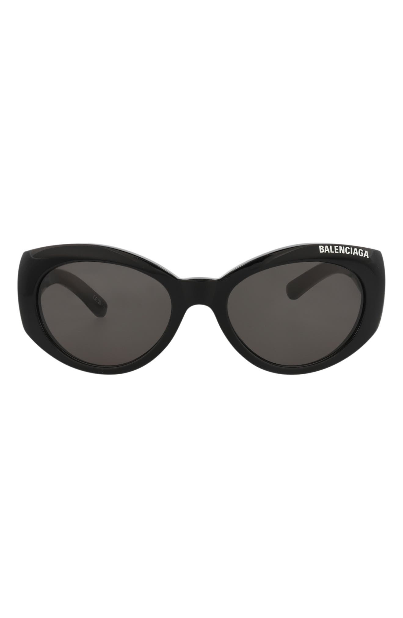 Balenciaga 57mm Round Sunglasses
