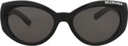 Balenciaga 57mm Round Sunglasses