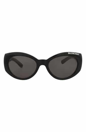 Balenciaga 57mm Round Sunglasses
