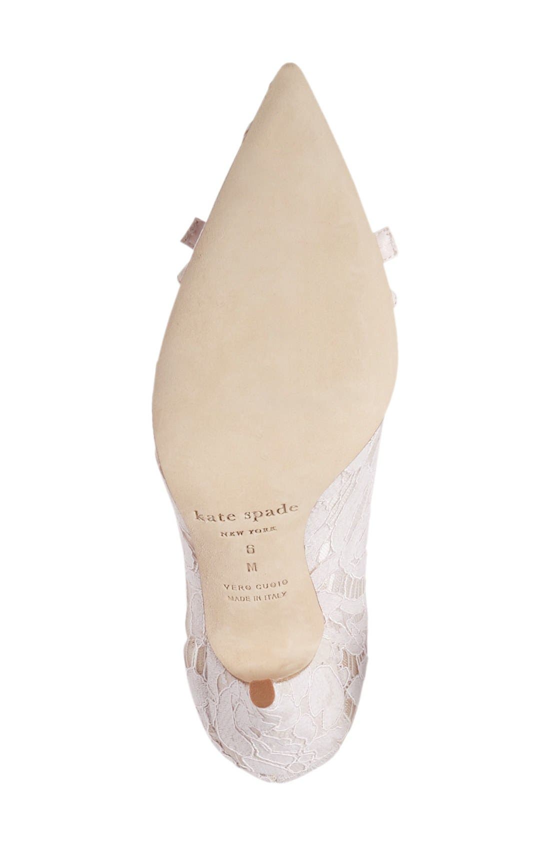 'lisa' pump, Alternate, color, BLUSH LACE