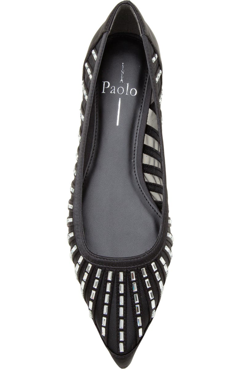 Linea Paolo Noelle Pointed Toe Flat, Alternate, color, Black