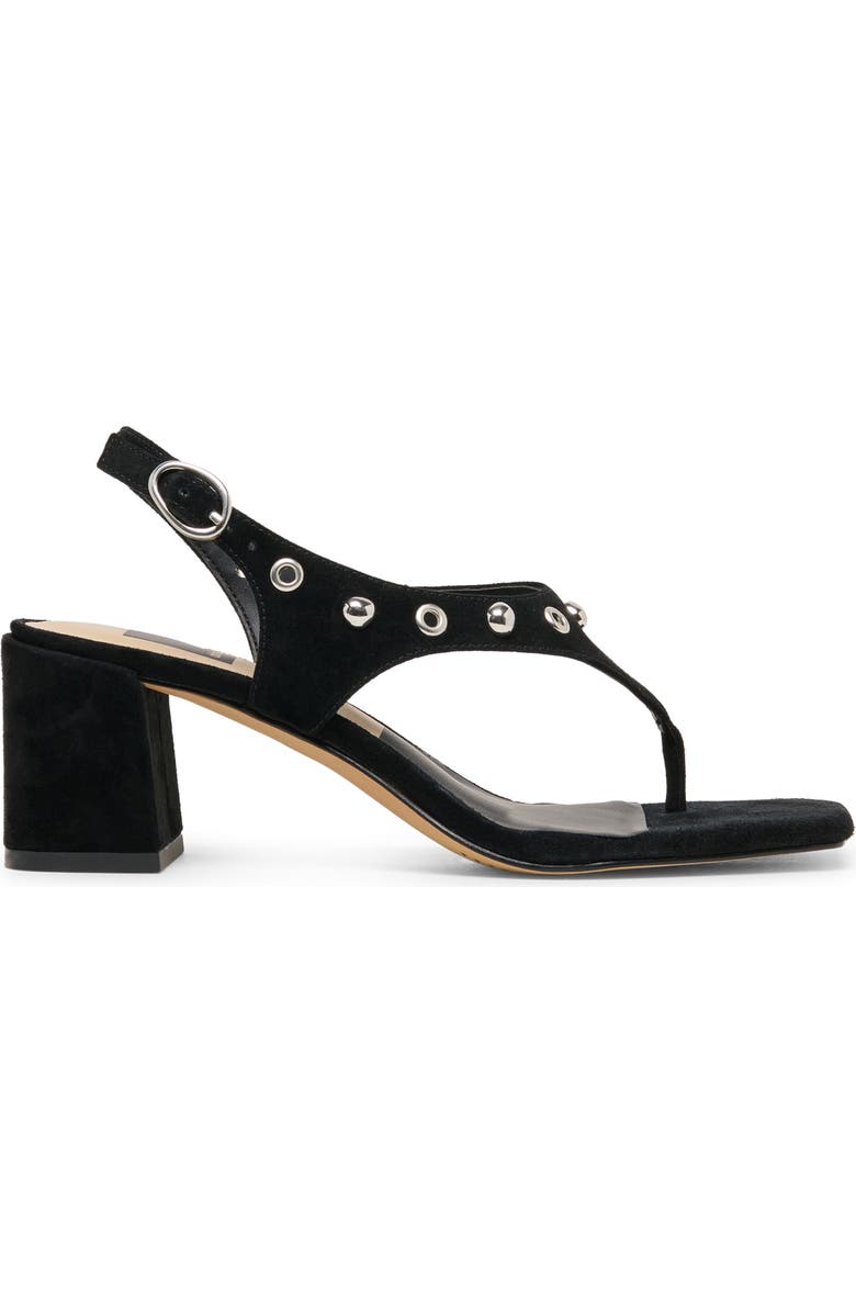Dolce Vita Yves Stud Slingback Sandal, Alternate, color, Onyx Suede