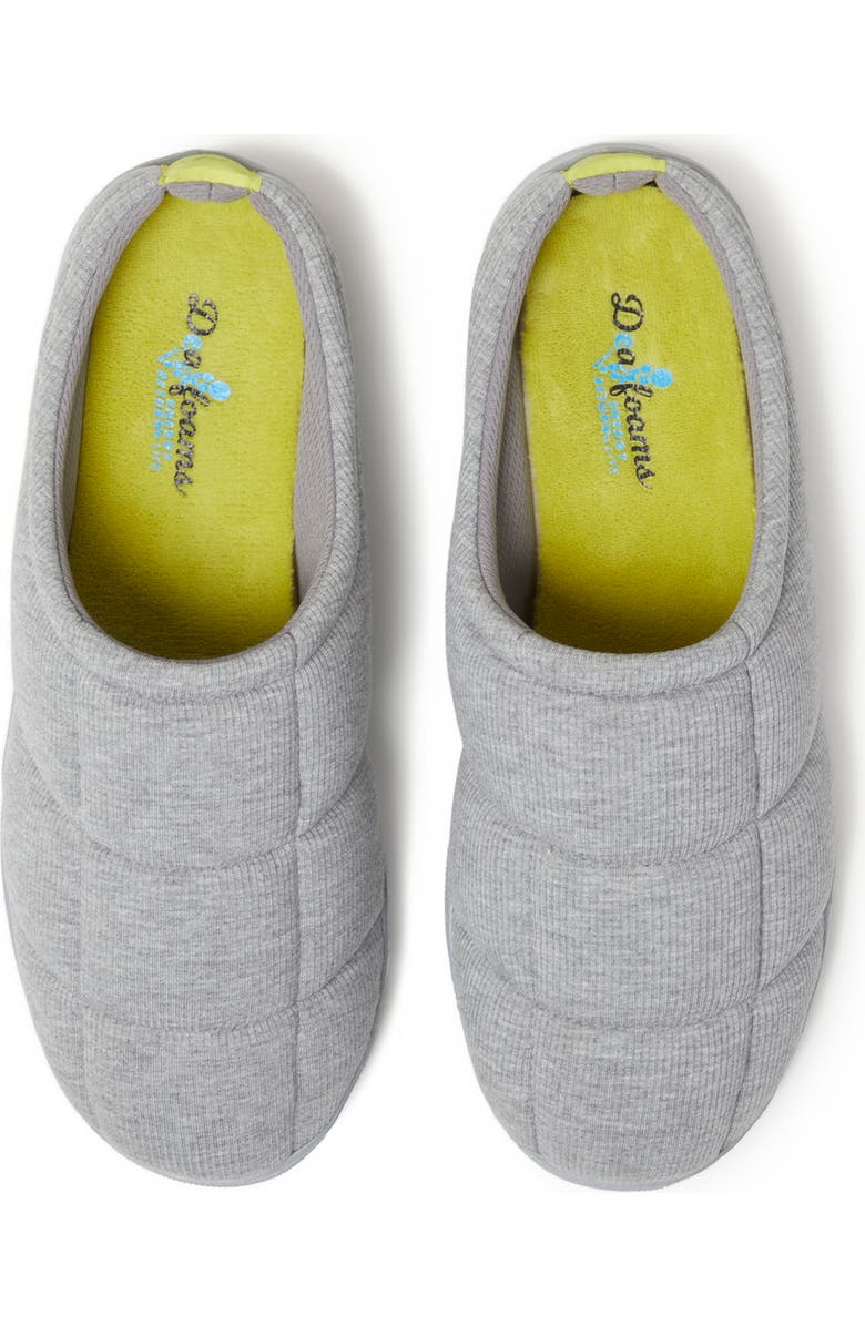 DEARFOAMS Brayden All Day Lounge Clog Slipper, Alternate, color, Light Heather Grey