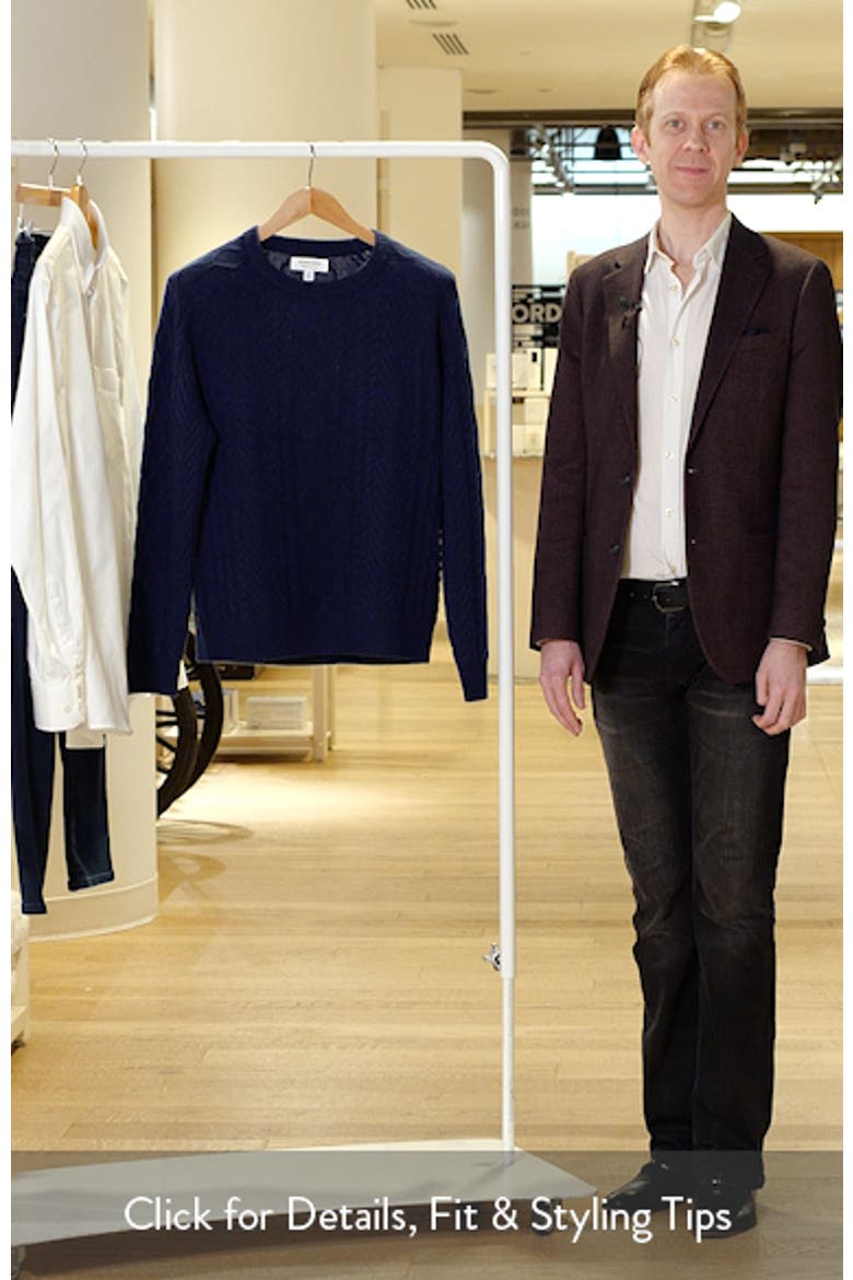Cable Stitch Luxe Cashmere Sweater video