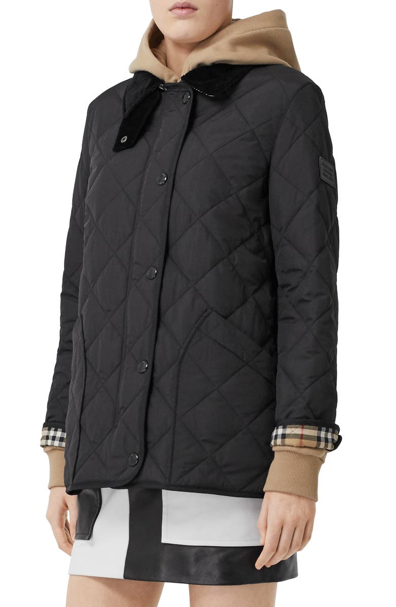 Burberry Cotswold Thermoregulated Quilted Barn Jacket, Alternate, color,