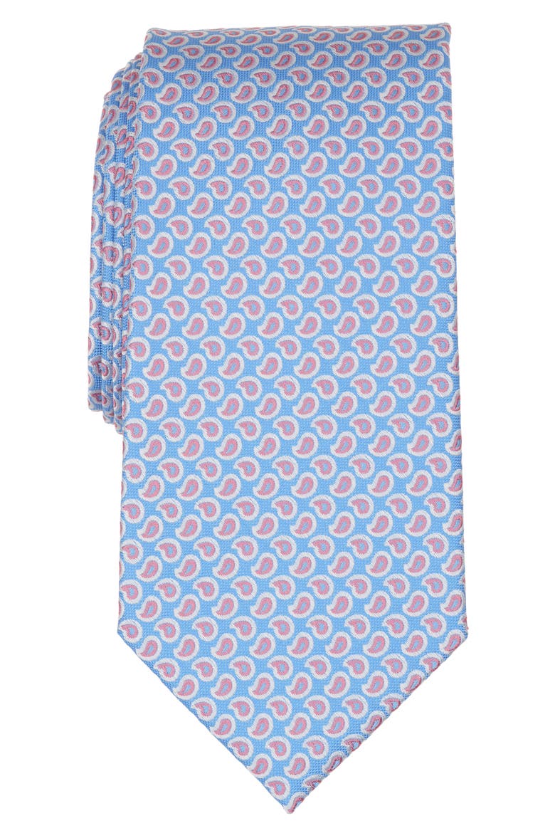 Spaced Mini Paisley Tie, Main, color, PINK