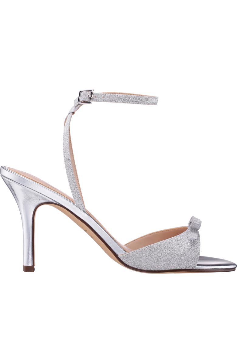 Nina Vicci Ankle Strap Sandal, Alternate, color, Silver