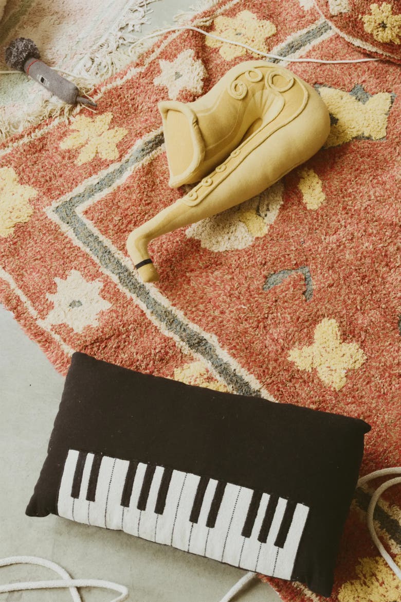 Cushion Piano, Alternate, color, Black, Natural