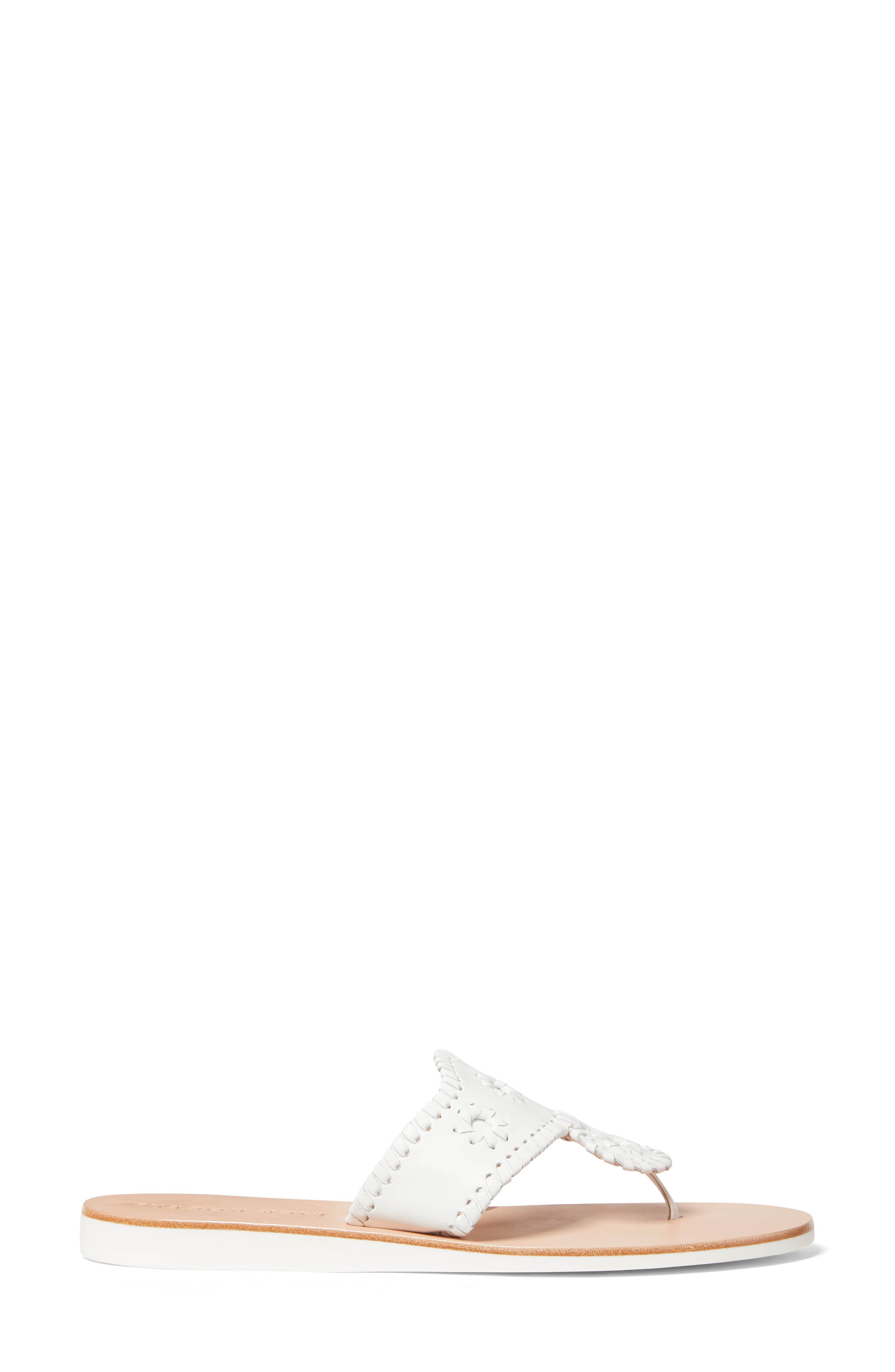 Boating Jacks Flip Flop, Alternate, color, WHITE/ WHITE