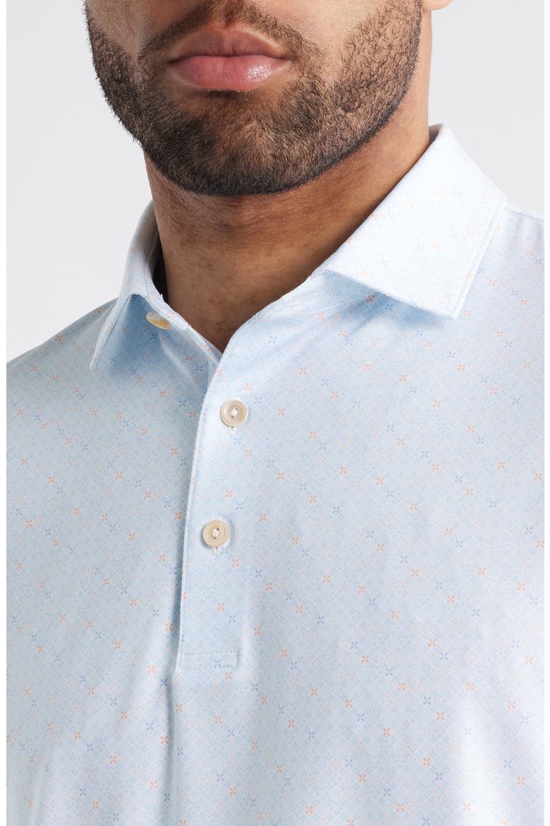 Castellina Performance Jersey Polo, Alternate, color, WHITE