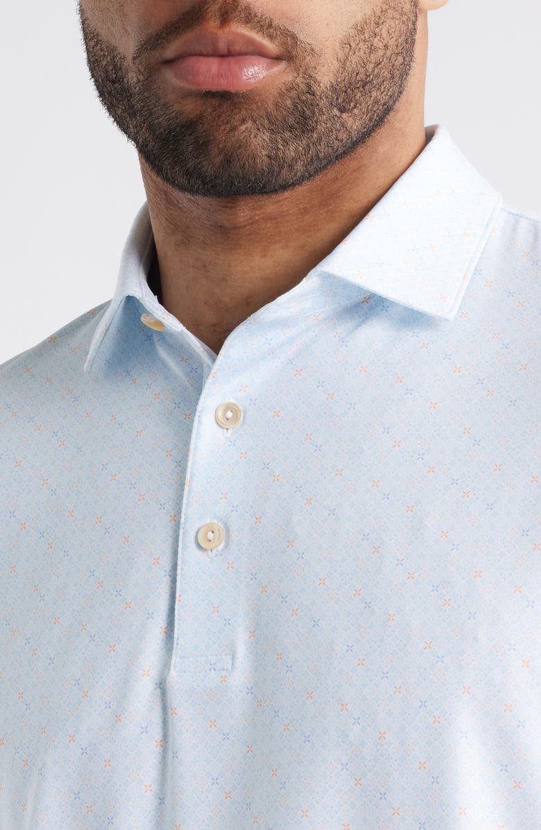 Peter Millar Castellina Performance Jersey Polo, Alternate, color, White