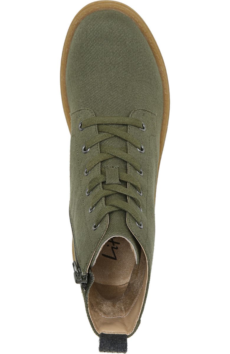 LifeStride Kunis Canvas Lug Sole Boot, Alternate, color,
