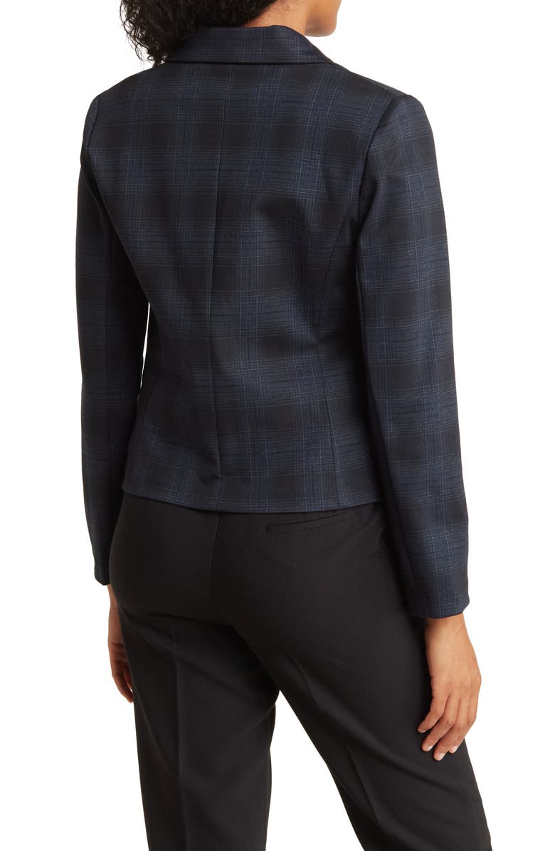Amanda & Chelsea Long Sleeve Ponté Blazer, Alternate, color, Black