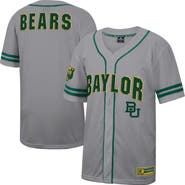 COLOSSEUM Men's Colosseum Gray Baylor Bears Free Spirited Baseball Jersey